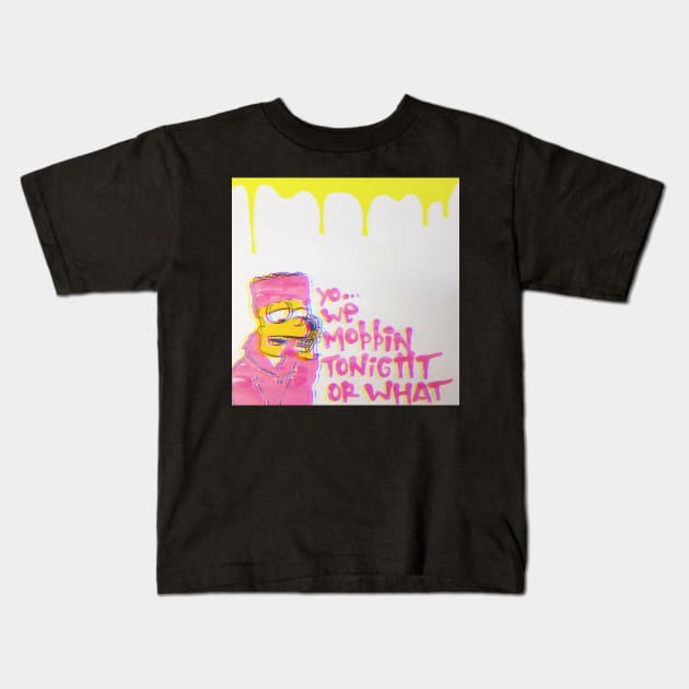 MOBBIN? Kids T-Shirt by designs-hj